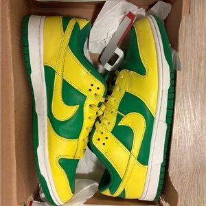 Yellow and Green Sneakers
